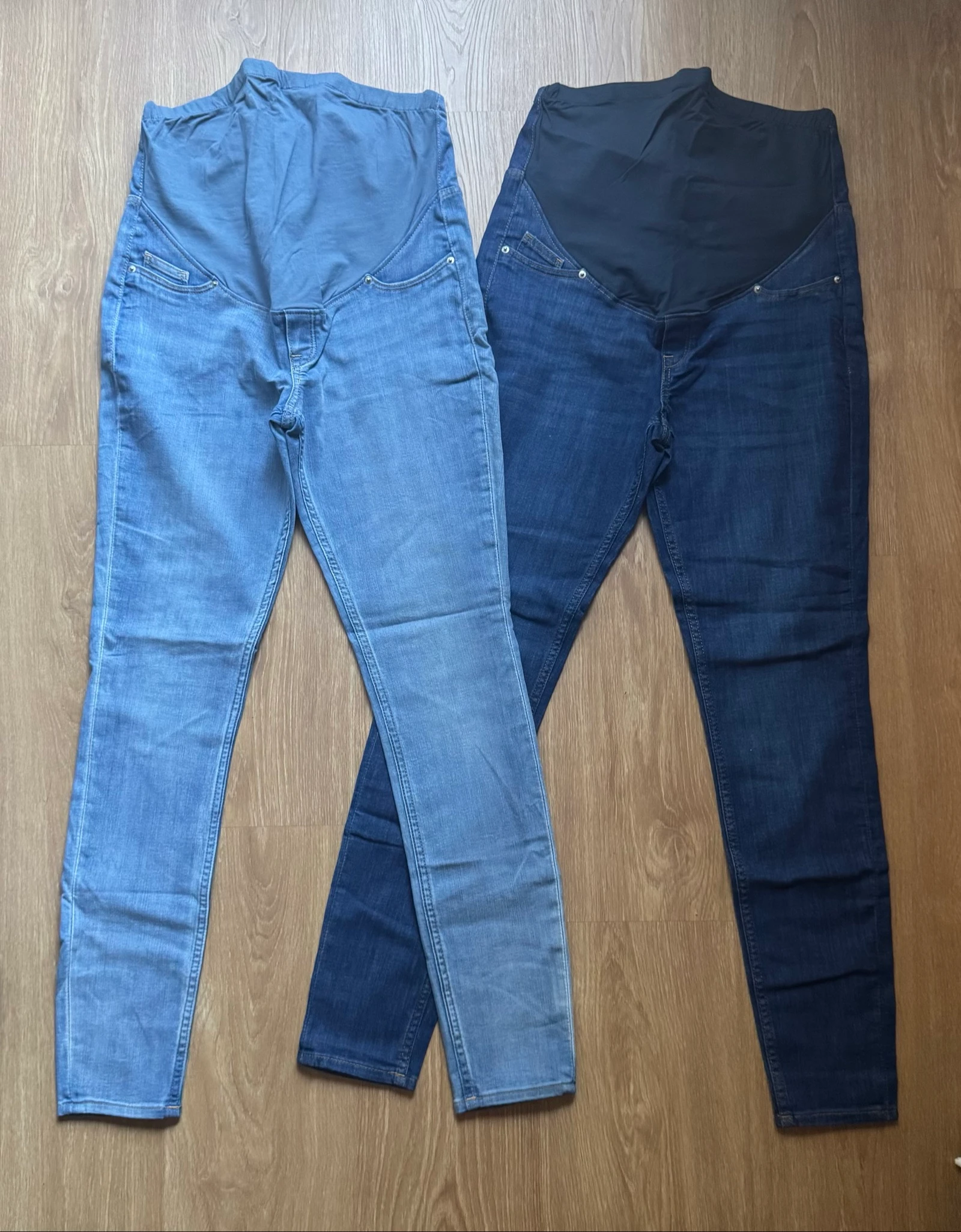 Calças jeans pré-mamá | H&M Mama | Tamanho M – photo 2